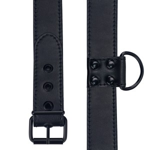 קולר שליטה עם רצועה | BLACK MATT COLLAR