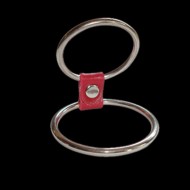 טבעת כפולה לאיבר המין והאשכים | Double Bondage Ring