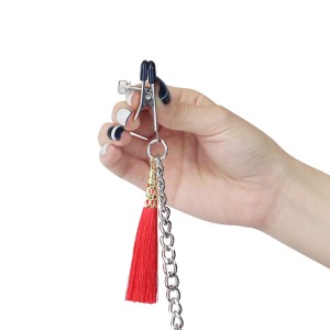 מצבטי פטמות עם משקולות מתכווננות | Adjustable Tassel Nipple Clamps