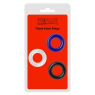 3 טבעות טריפל קוק רינג | Triple Color Rings 