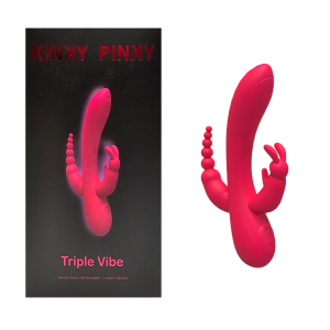 ויברטור לחווית עונג ב-3 הנקודות במקביל | Triple vibe  