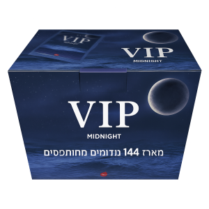 V.I.P Midnight – מארז 144 קונדומים מחוספסים לעונג מוגבר